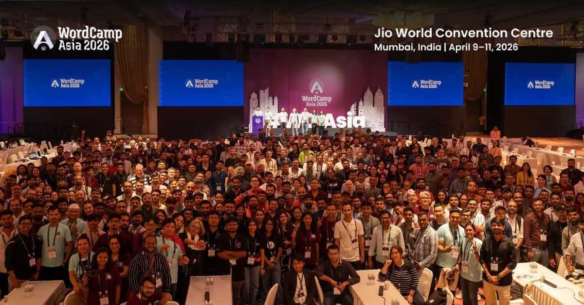 All WCAsia attendees in the auditorium
