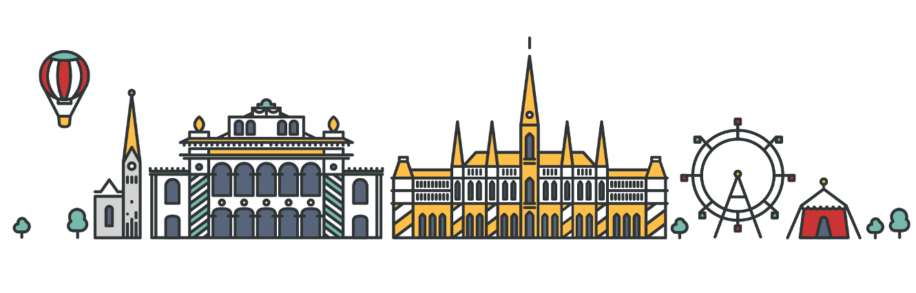 WCEU Cartoon Cityscape