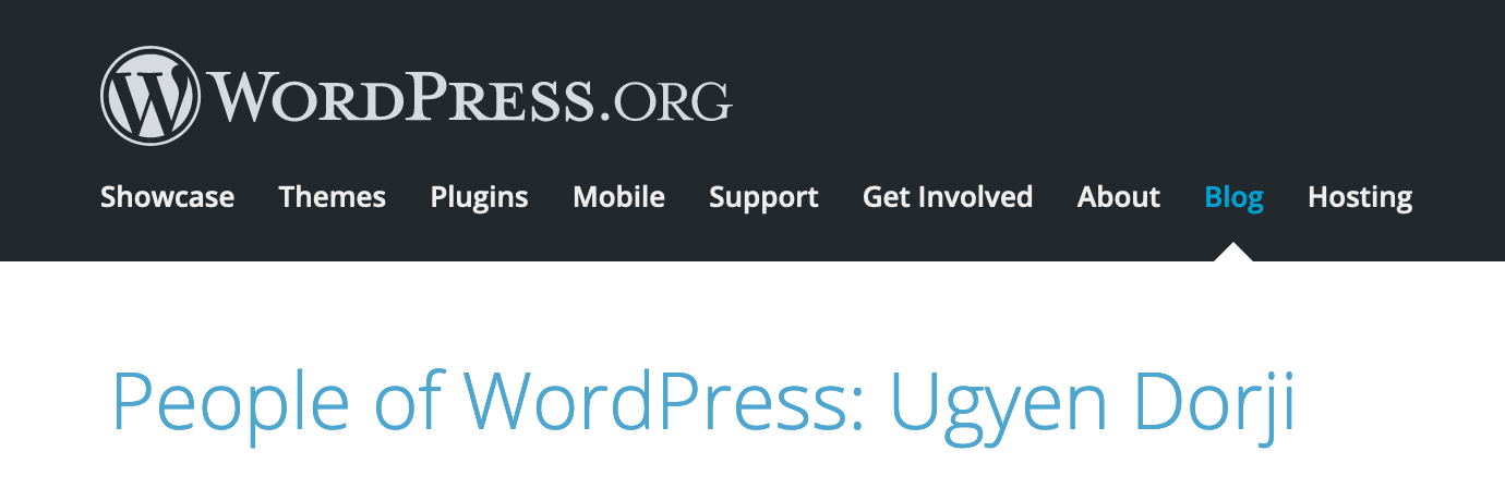 WordPress.org banner