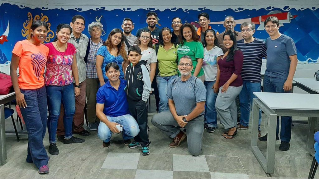 Farewell photo of one of the events organized by the community of Guarenas-Guatire