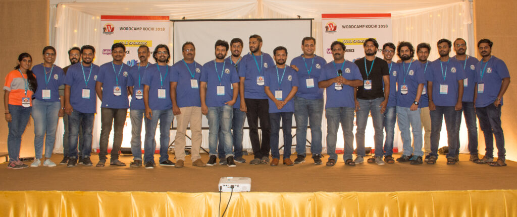 Hari With the WordCamp Kochi 2018 organizing team! 