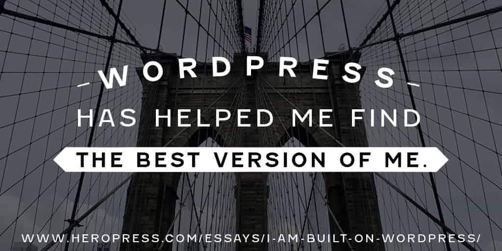 I am built on WordPress.