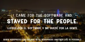 Pull Quote: I came for the software and stayed for the people.