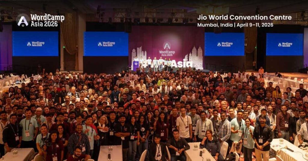 All WCAsia attendees in the auditorium