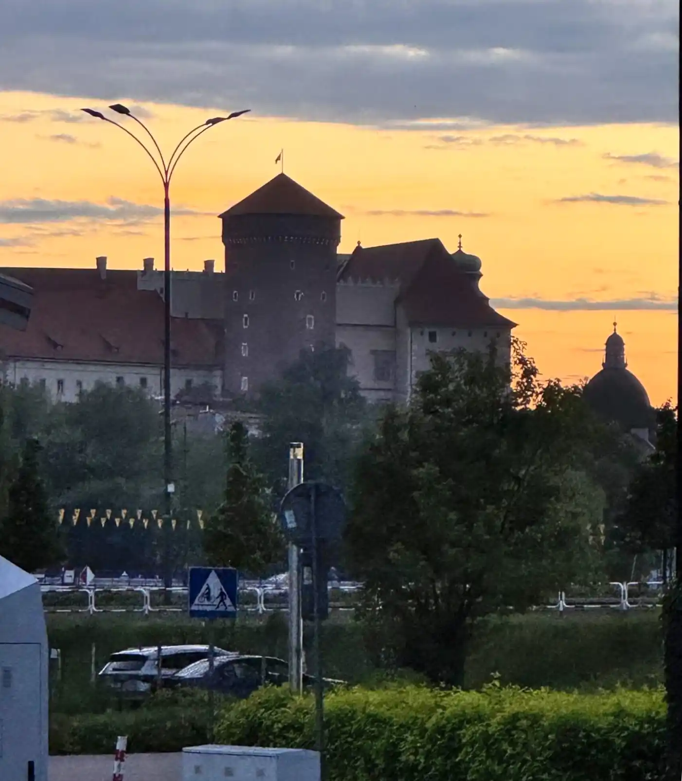 Krakow Castle in morning light
