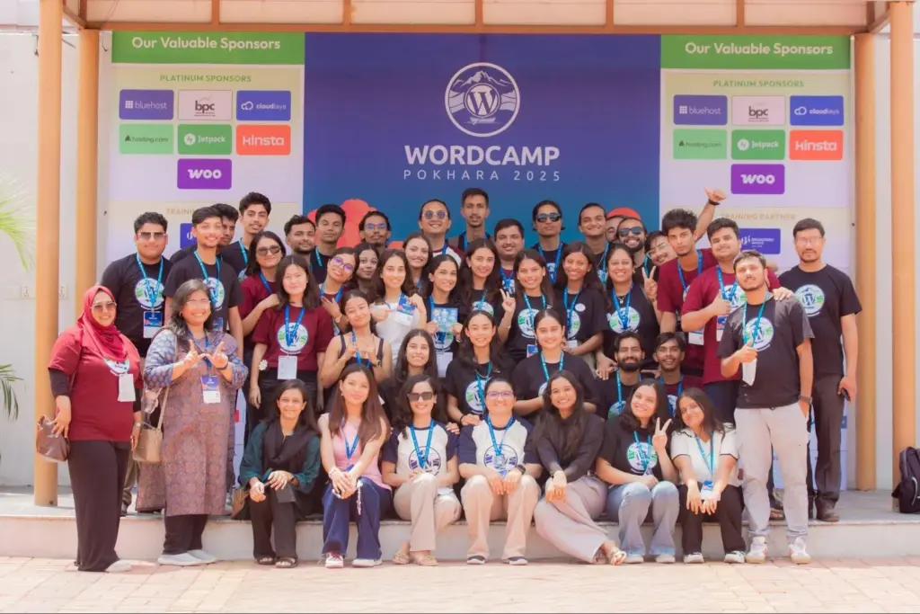 Group photo: WC Pokhara 2025 Group photo from WordCamp Pokhara 2025