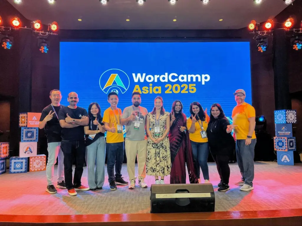 Emcees at WordCamp Asia 2025